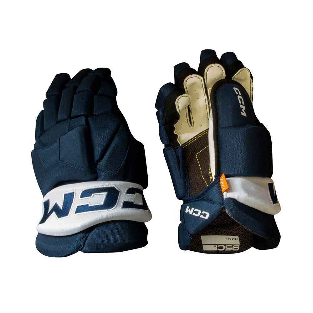 CCM 95C Handschuhe Junior navy-weiss, 10