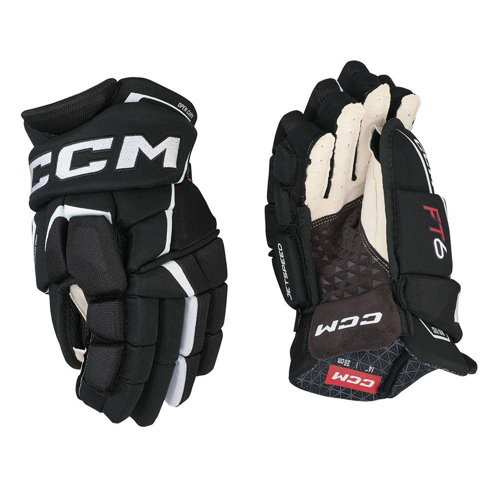 CCM Jetspeed FT6 Handschuhe Junior navy-weiss 11