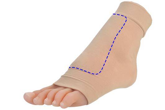 SILIPOS Fussgelenk Gel Pads Gel Pad