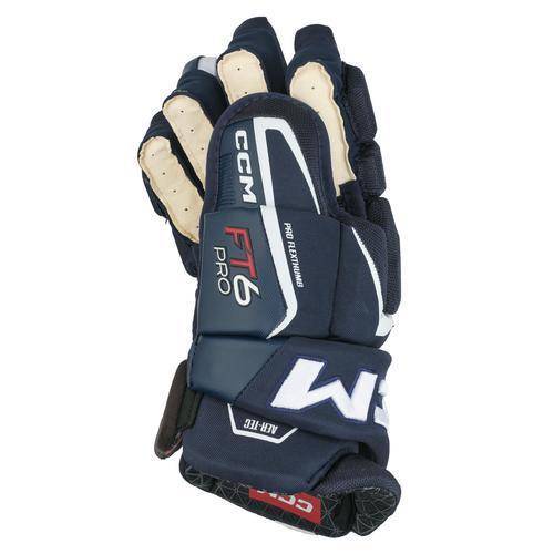CCM Jetspeed FT6 Pro Handschuhe Junior navy-weiss, 11