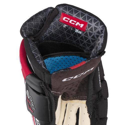 CCM Jetspeed FT6 Pro Handschuhe Junior schwarz-rot-weiss, 11
