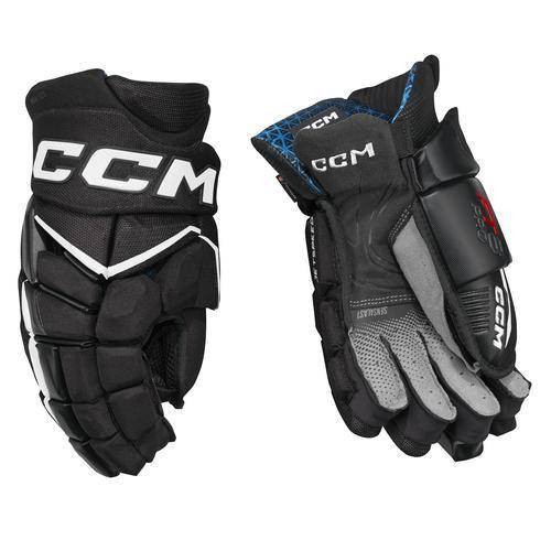 eishockey handschuhe 13 zoll CCM Jetspeed FT8 Pro Handschuhe Senior SCHWARZ-WEISS, 13