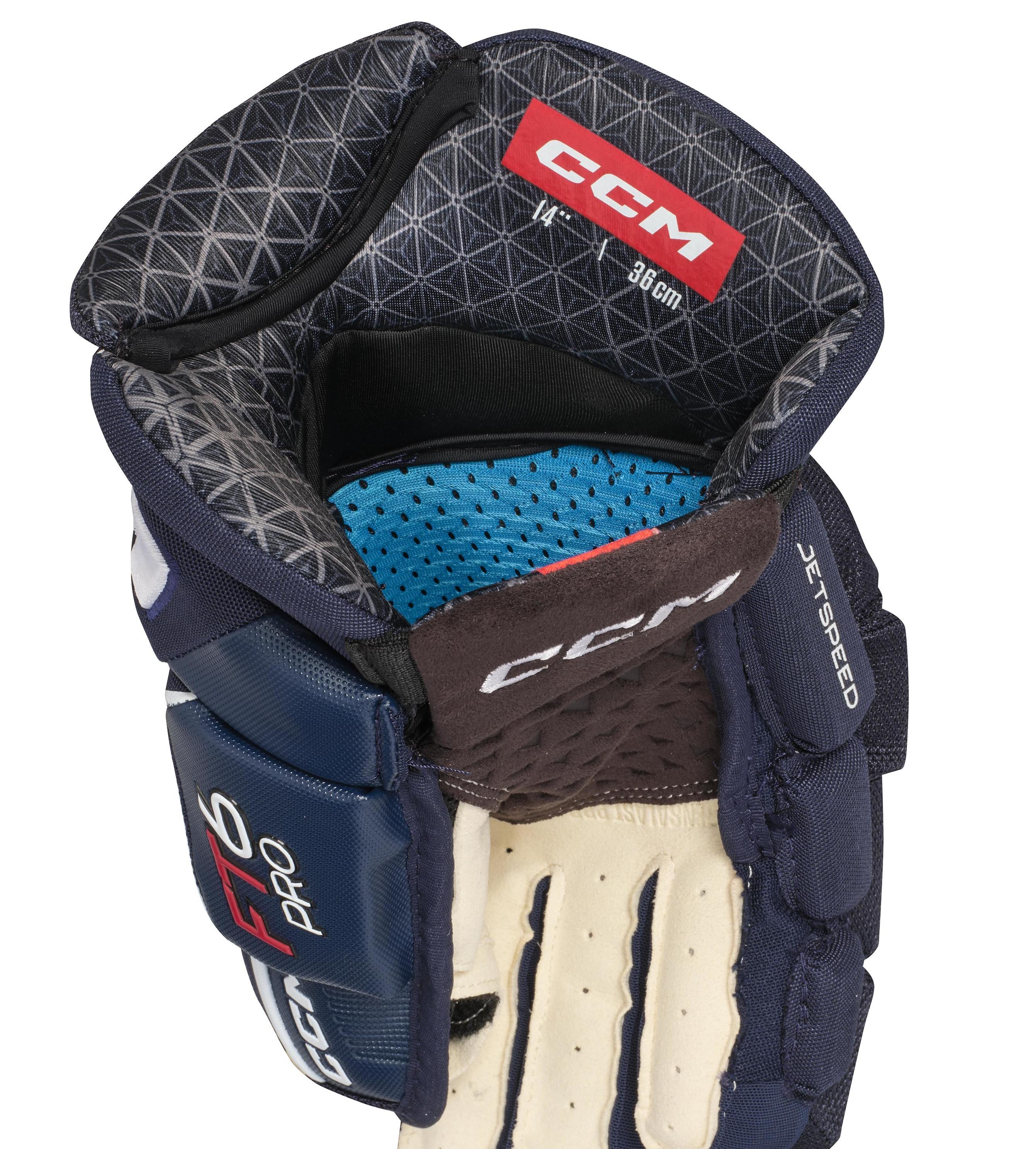 CCM Handschuhe Jetspeed FT6 PRO Senior 20.70099 NAVY-WEISS