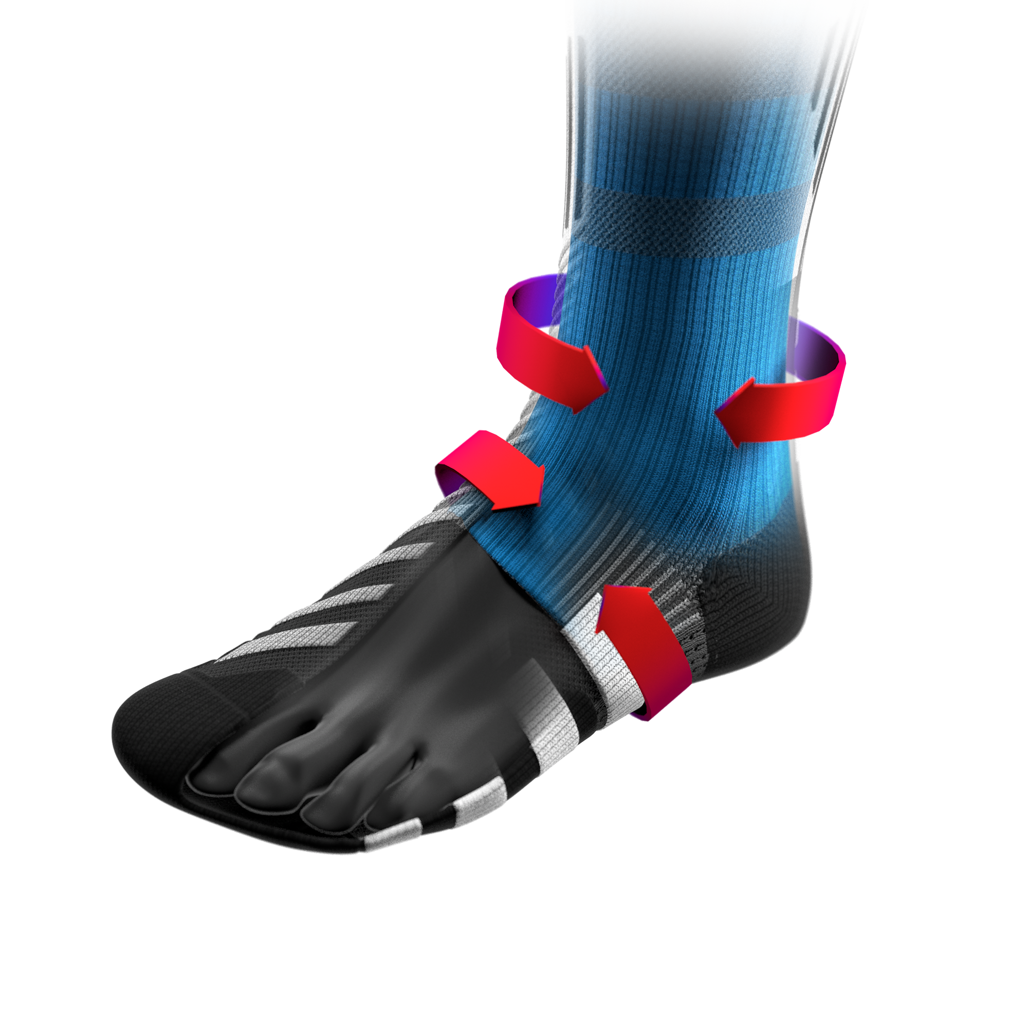 Blade Pro Skate Socks AY00029_010 White