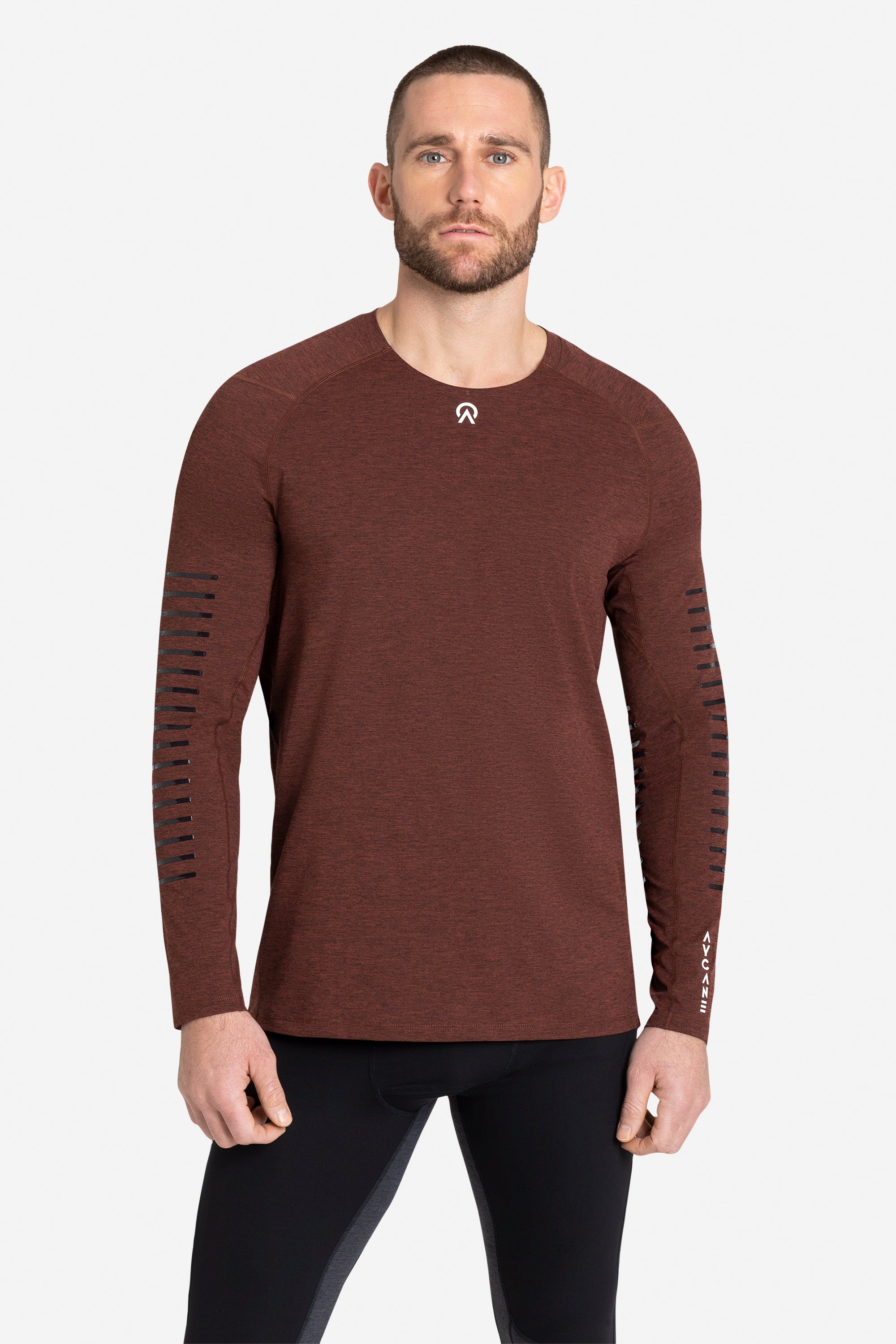 Rebel Pro Long Sleeve Baselayer AY00001_100 Brick Red