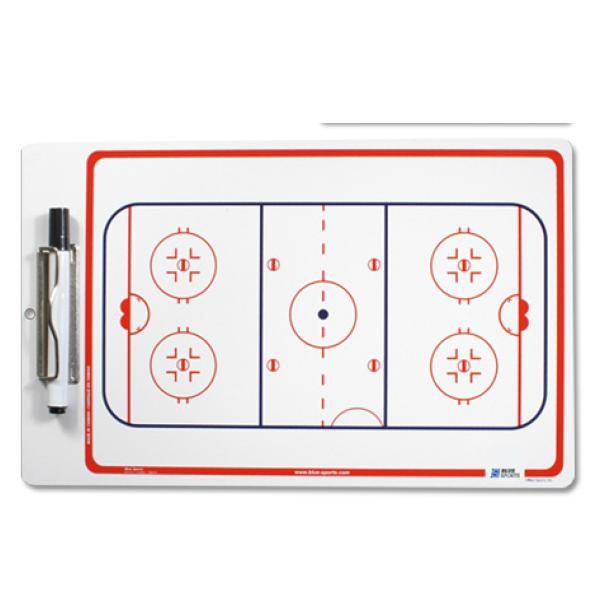 Hockey clipboard with ice rink 10"X16" 25.4cm x 40.64cm