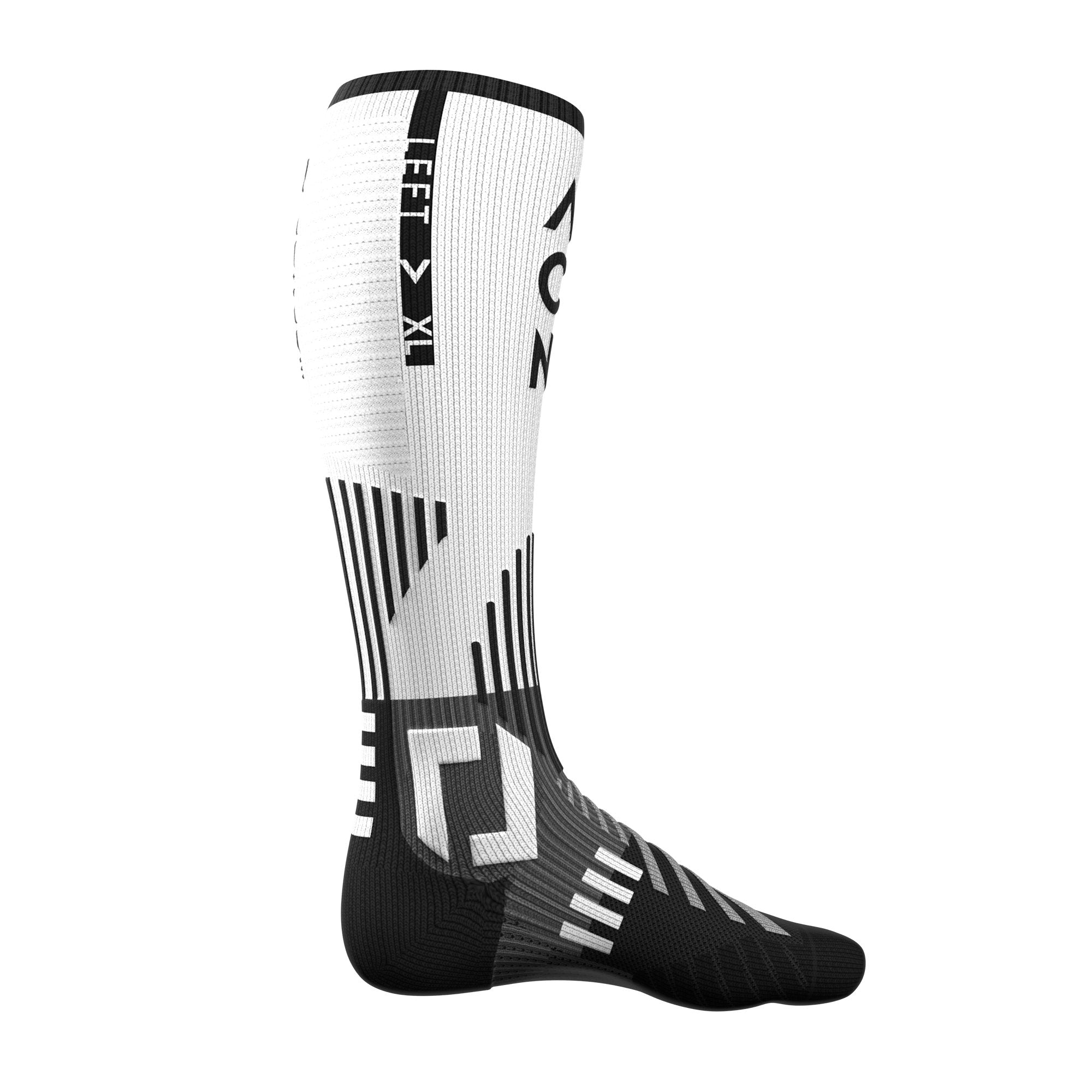 Blade Pro Skate Socks AY00029_010 White - thehockeyshop.ch