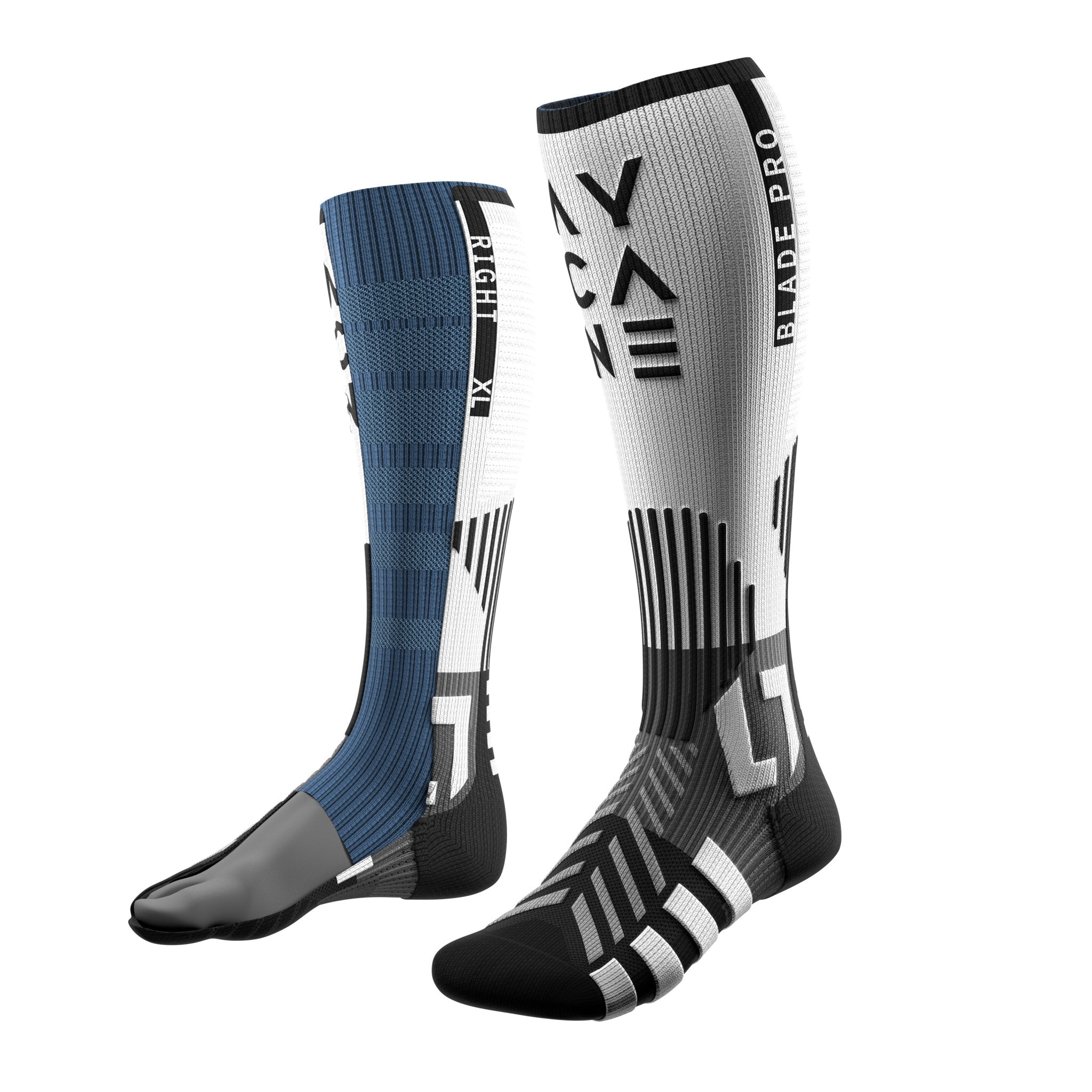 Blade Pro Skate Socks AY00029_010 White - thehockeyshop.ch