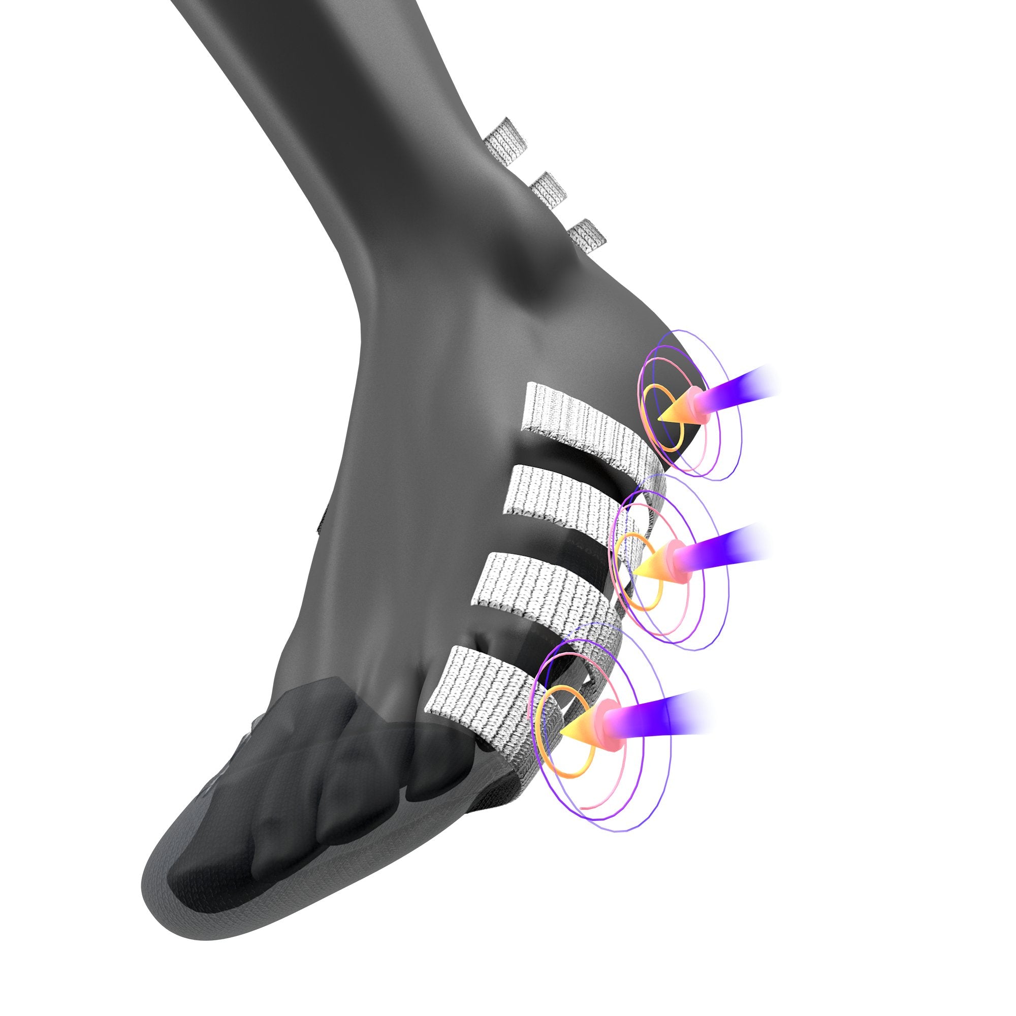 Blade Pro Skate Socks AY00029_010 White - thehockeyshop.ch