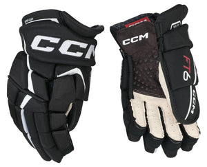 CCM Gloves Jetspeed FT6 Junior 20.70102 BLACK-WHITE