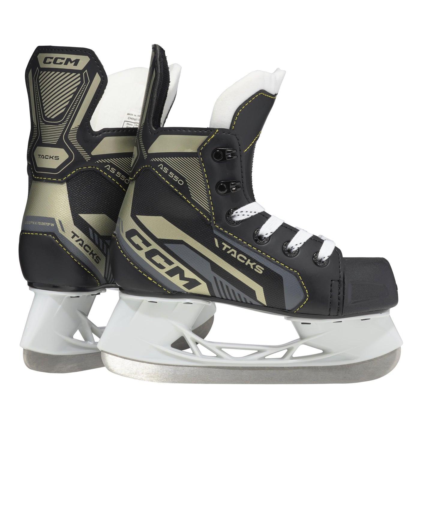 CCM Tacks AS 550 Youth AS550-YTH Schwarz-Gold