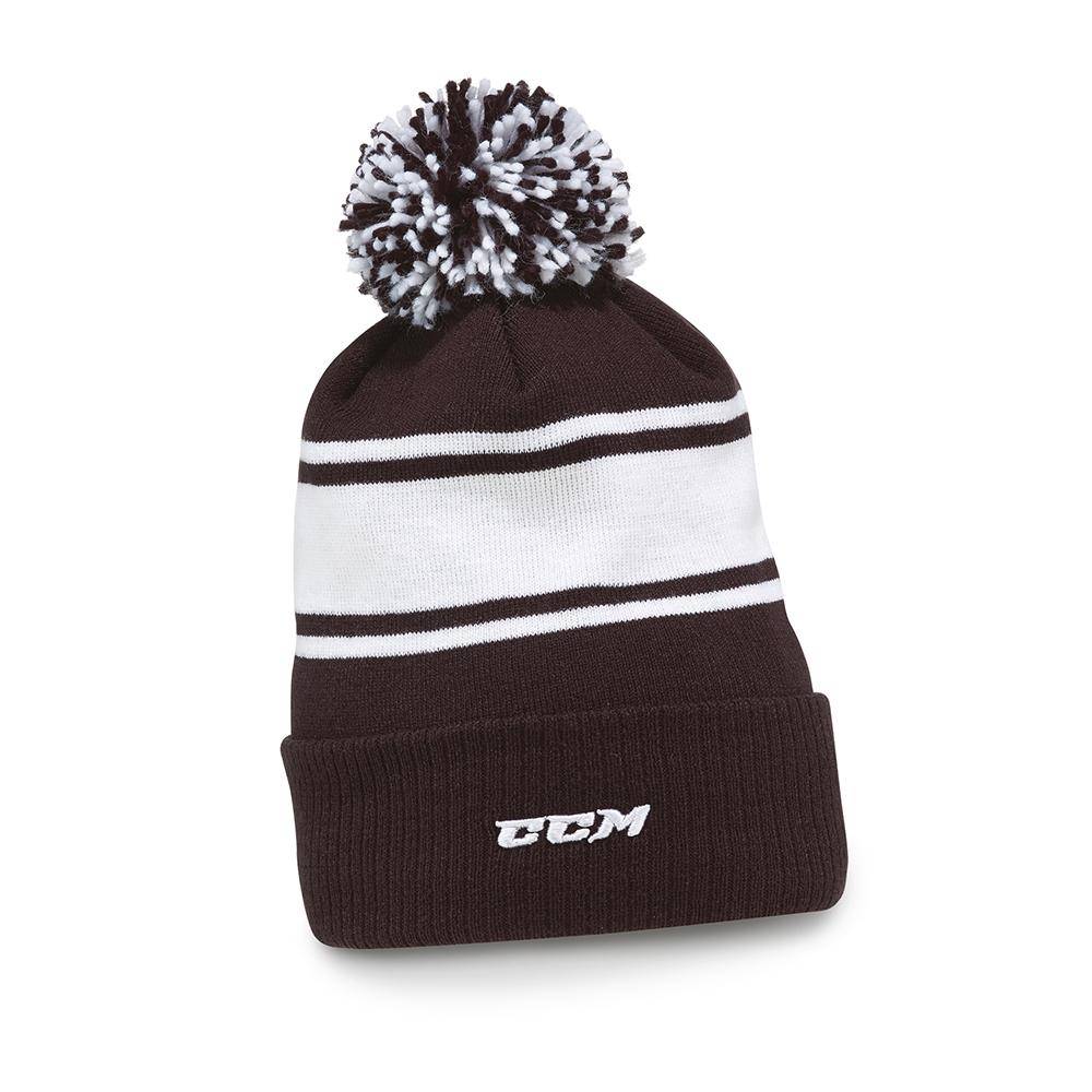 CCM Cuffed Fleece Pom Knit Wollmütze