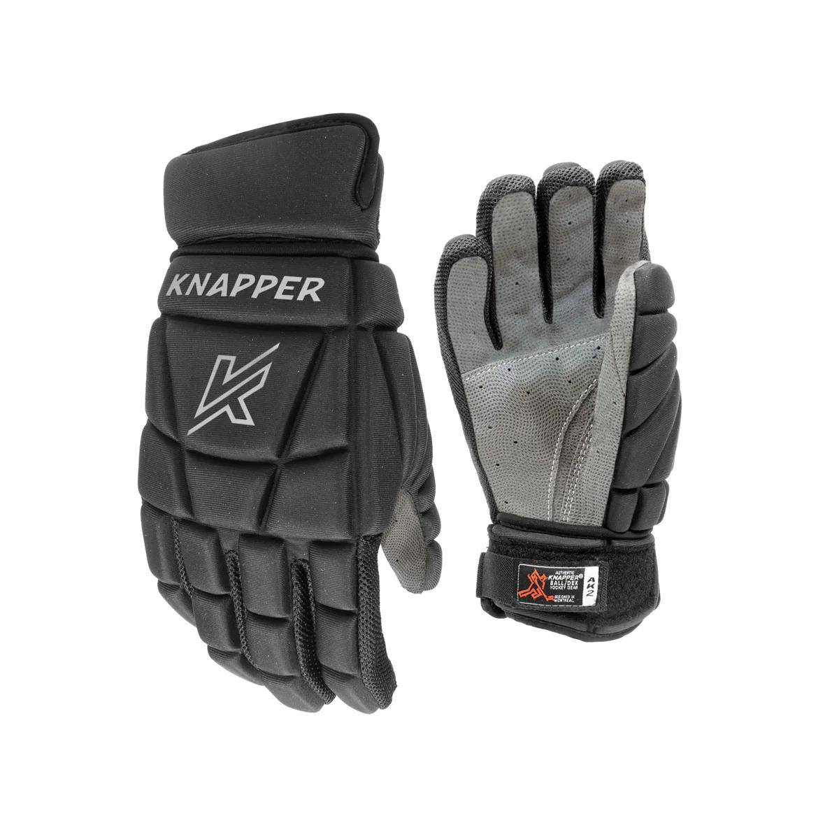 KNAPPER AK2 Streethockey Handschuhe Schwarz 15