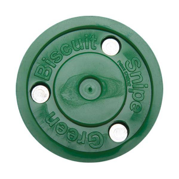 SNIPE GREEN BISCUIT STICKHANDLING PUCK