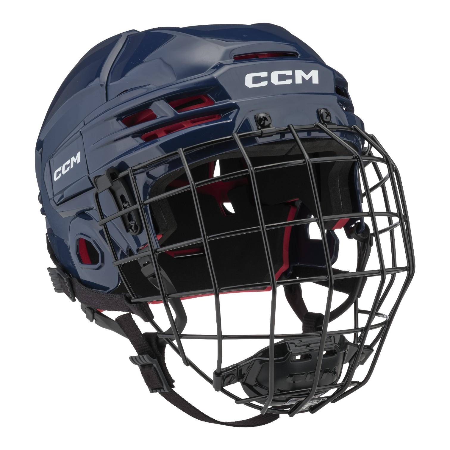 CCM Tacks 70 Combo Helme Youth navy One Size