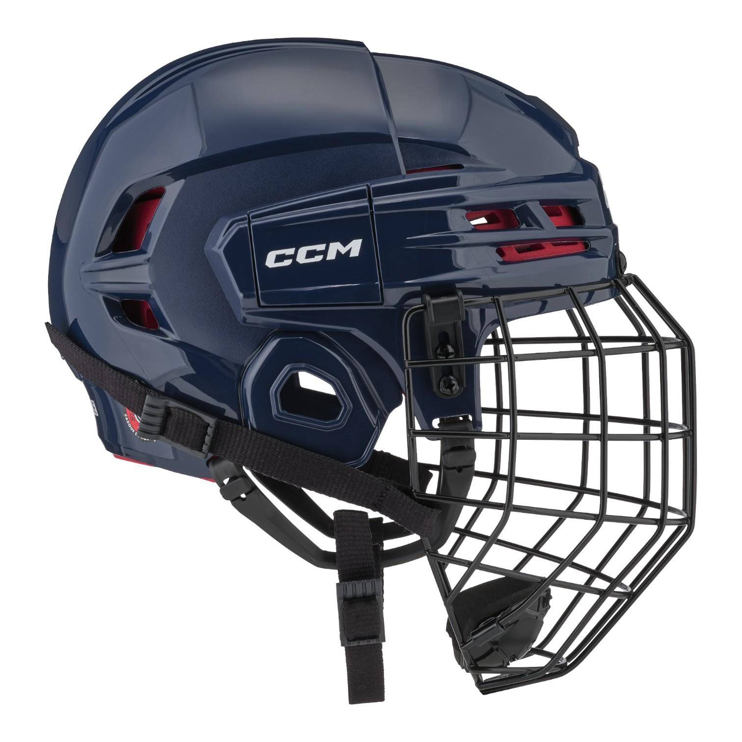 CCM Tacks 70 Combo Helme Youth navy One Size