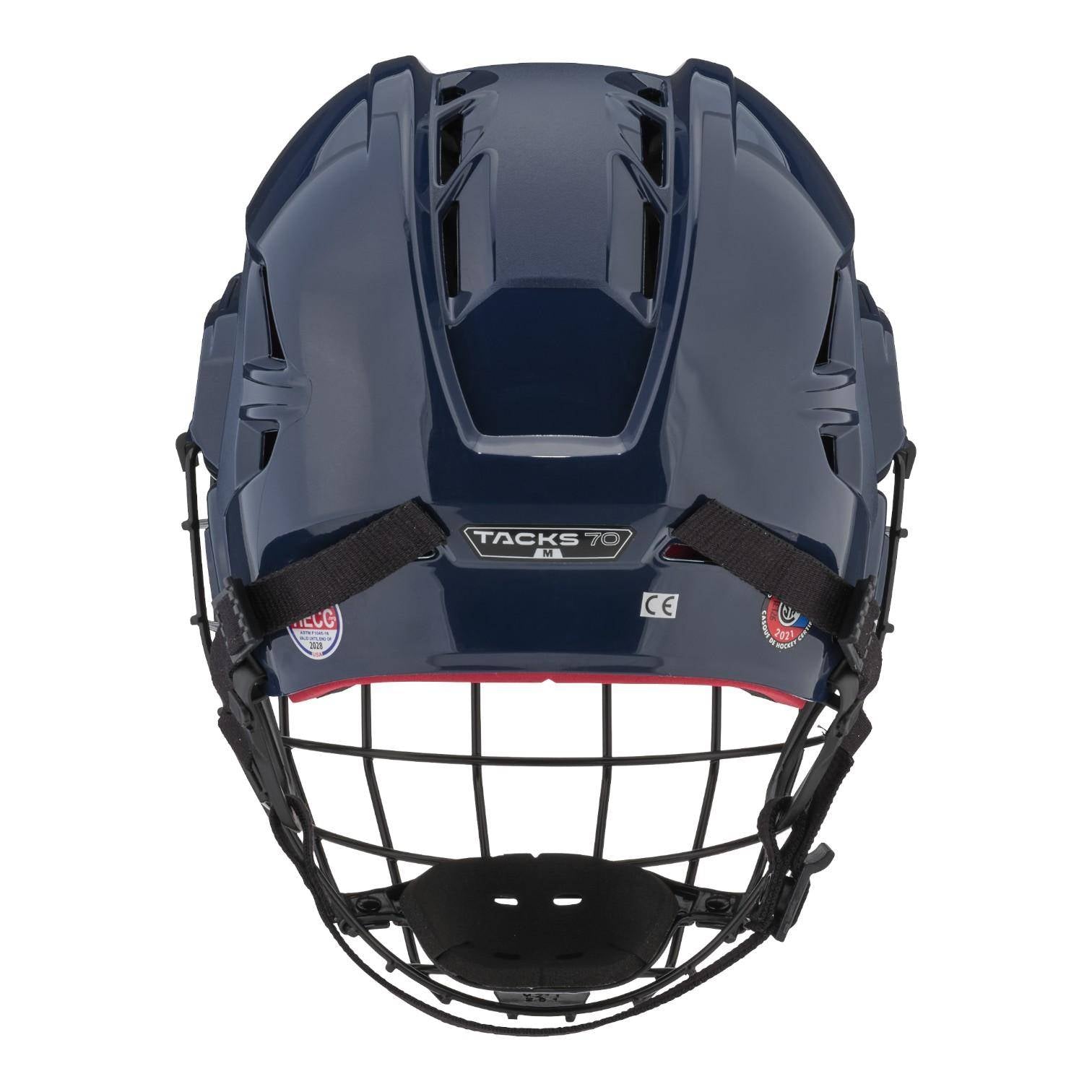 CCM Tacks 70 Combo Helme Youth navy One Size