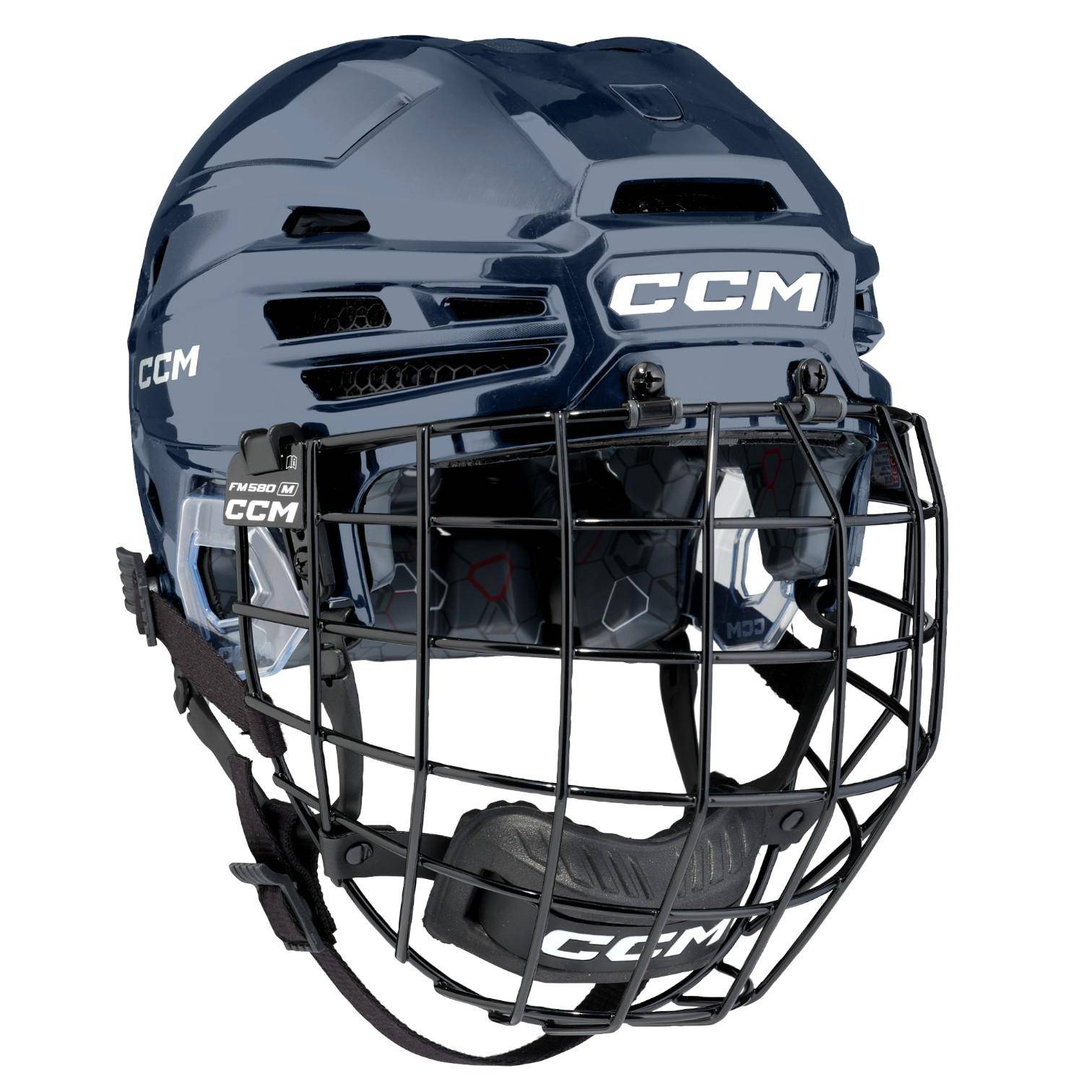 CCM Tacks 920 Combo Helm mit Gitter NAVY, M