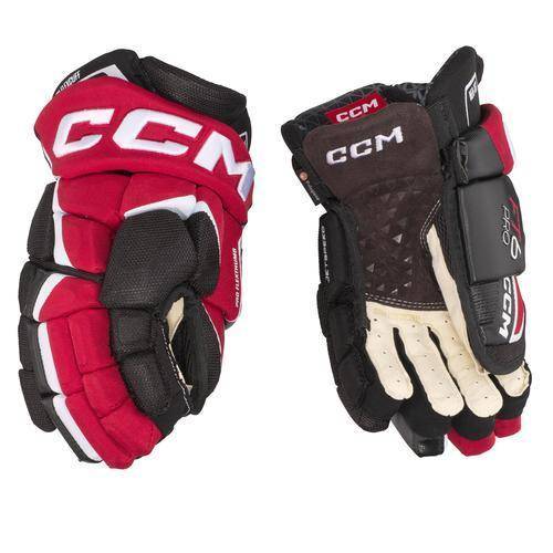 CCM  Jetspeed FT6 Pro Handschuhe Junior schwarz-rot-weiss, 12