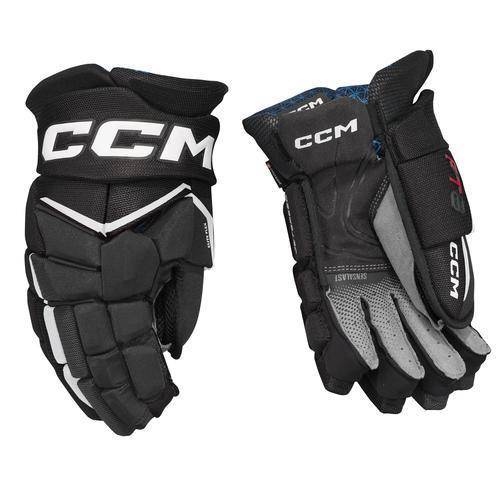 CCM Jetspeed FT8 Handschuhe Senior SCHWARZ-WEISS, 14