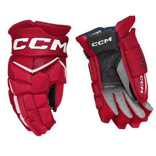 CCM Jetspeed FT8 Handschuhe Junior rot-weiss, 11
