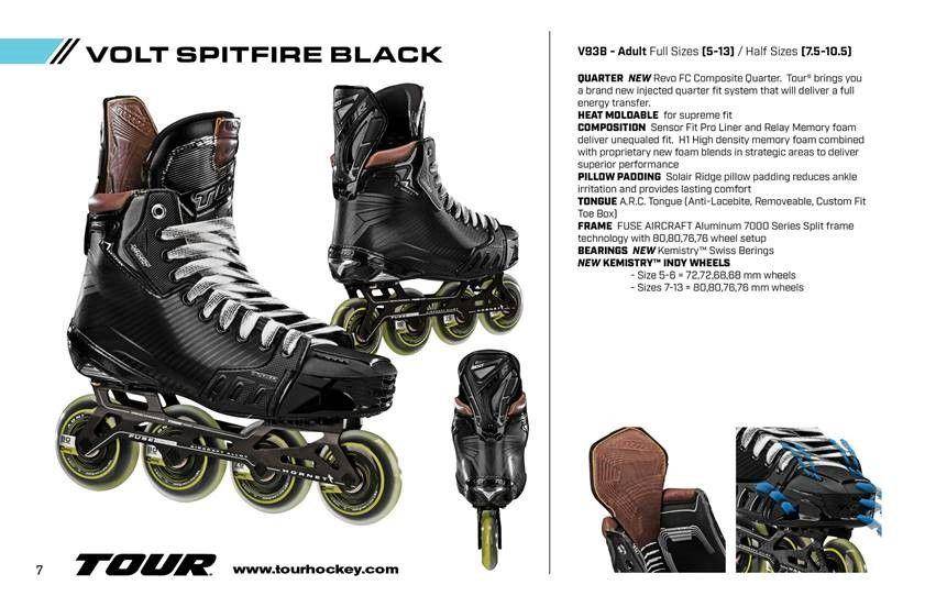 TOUR inline hockey skate Volt Spitfire