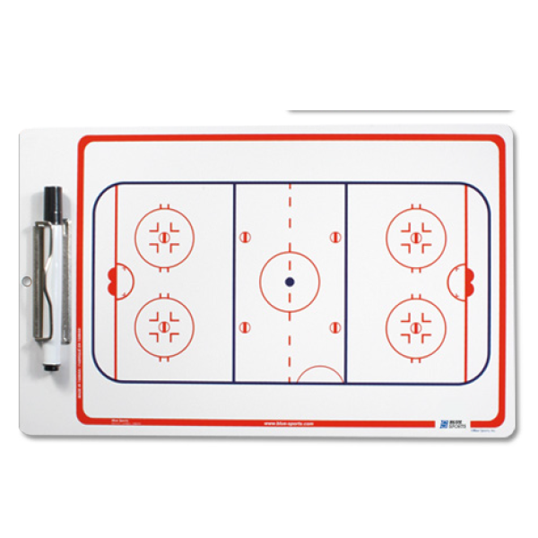 Klemmbrett Hockey mit Eisfeld 10"X16" 25.4cm x 40.64cm BL-HDC