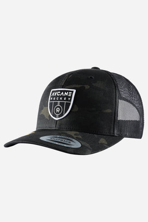 Trucker Camo Cap AY00055_109 Black Camo