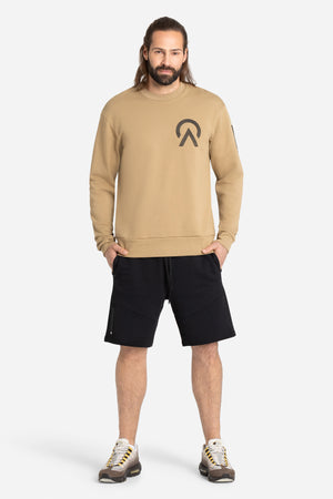 Eltron Crewneck AY00068_790 Dark Sand