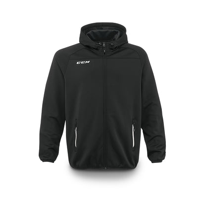 Jacke CCM Locker Room Fullzip Hood SR 20.94219 SENIOR SCHWARZ