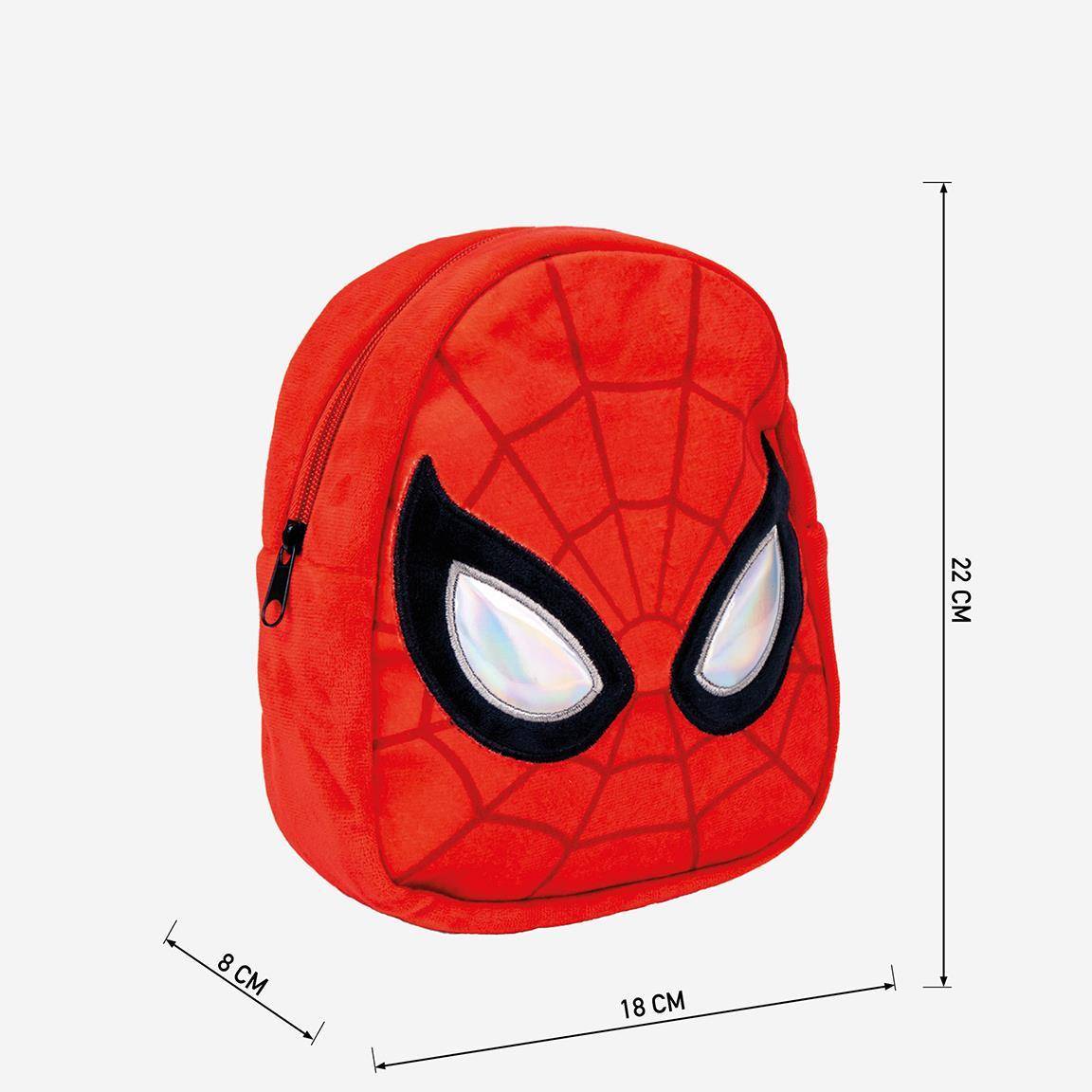 KINDERTAGESRUCKSACK MIT SPIDERMAN-MOTIV AUS PLÜSCH