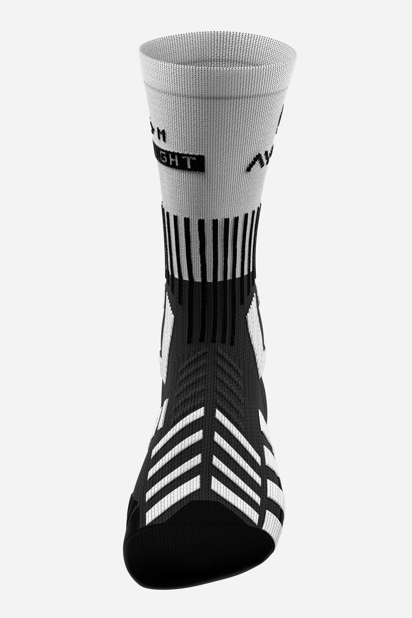 Powerlight Mid Skate Socks AY00074_100 Black