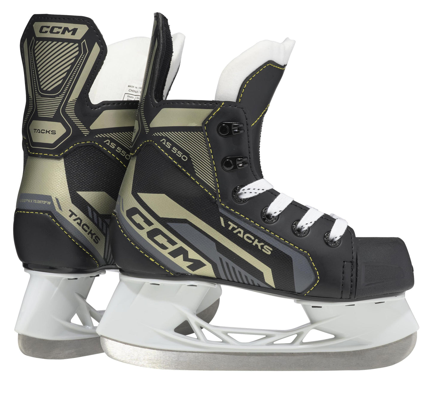 Skate CCM punaises AS-550 YTH 20.75147