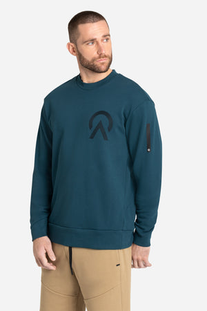 Eltron Crewneck AY00068_320 Mind Blue