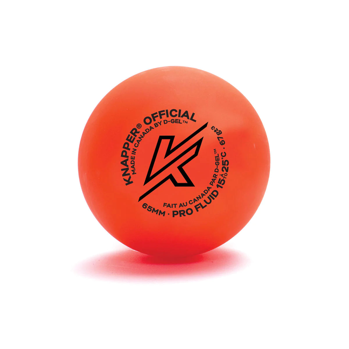 KNAPPER Ball Streethockey AK PRO-FLUID K231-ORANGE WARM (15-25 Celcius)