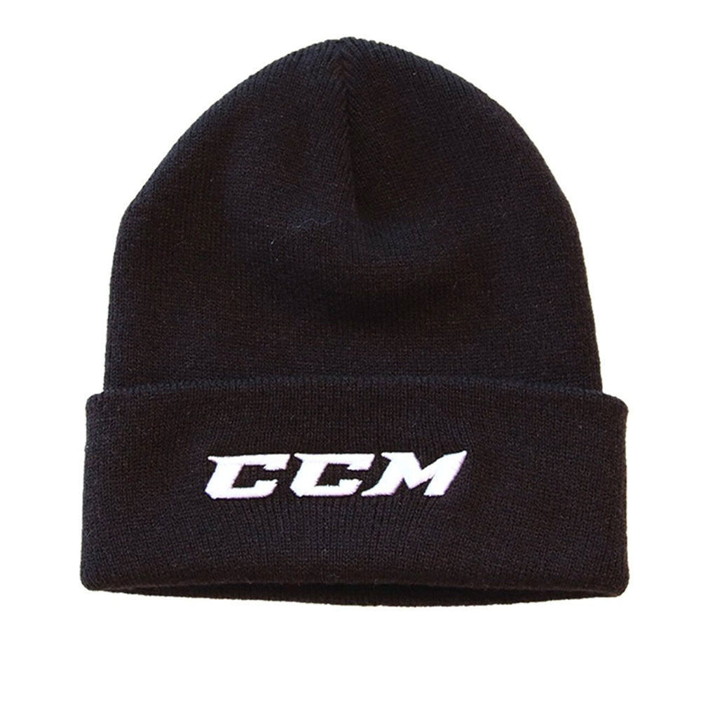 Bonnet en laine CCM Team Knit Beanie 2.0 20.94202 NOIR