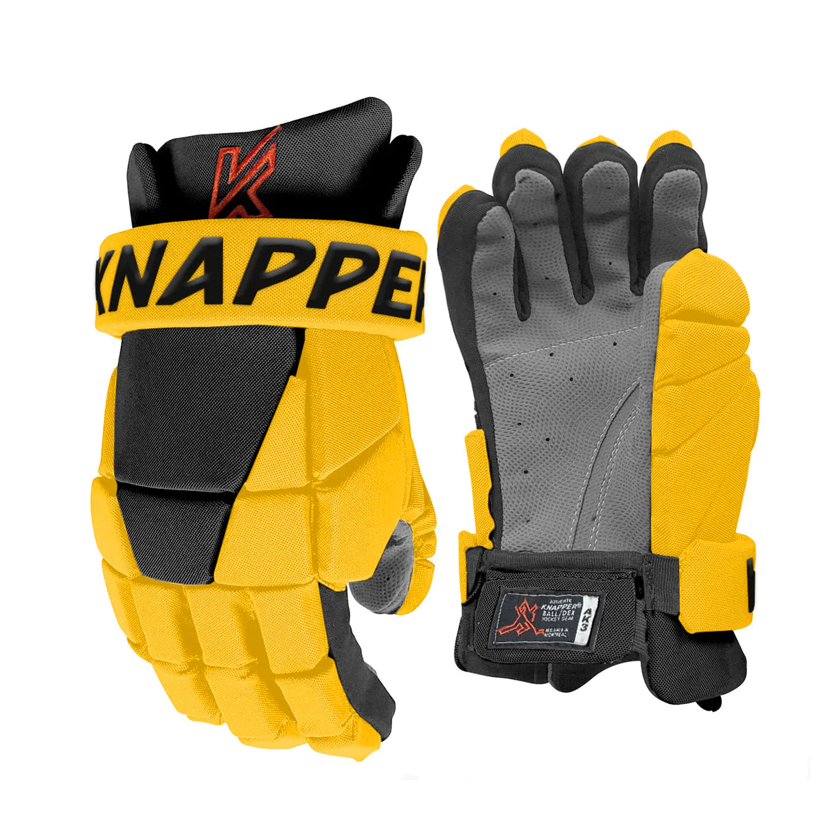 KNAPPER AK3 Streethockey Handschuhe G003YEL Gelb