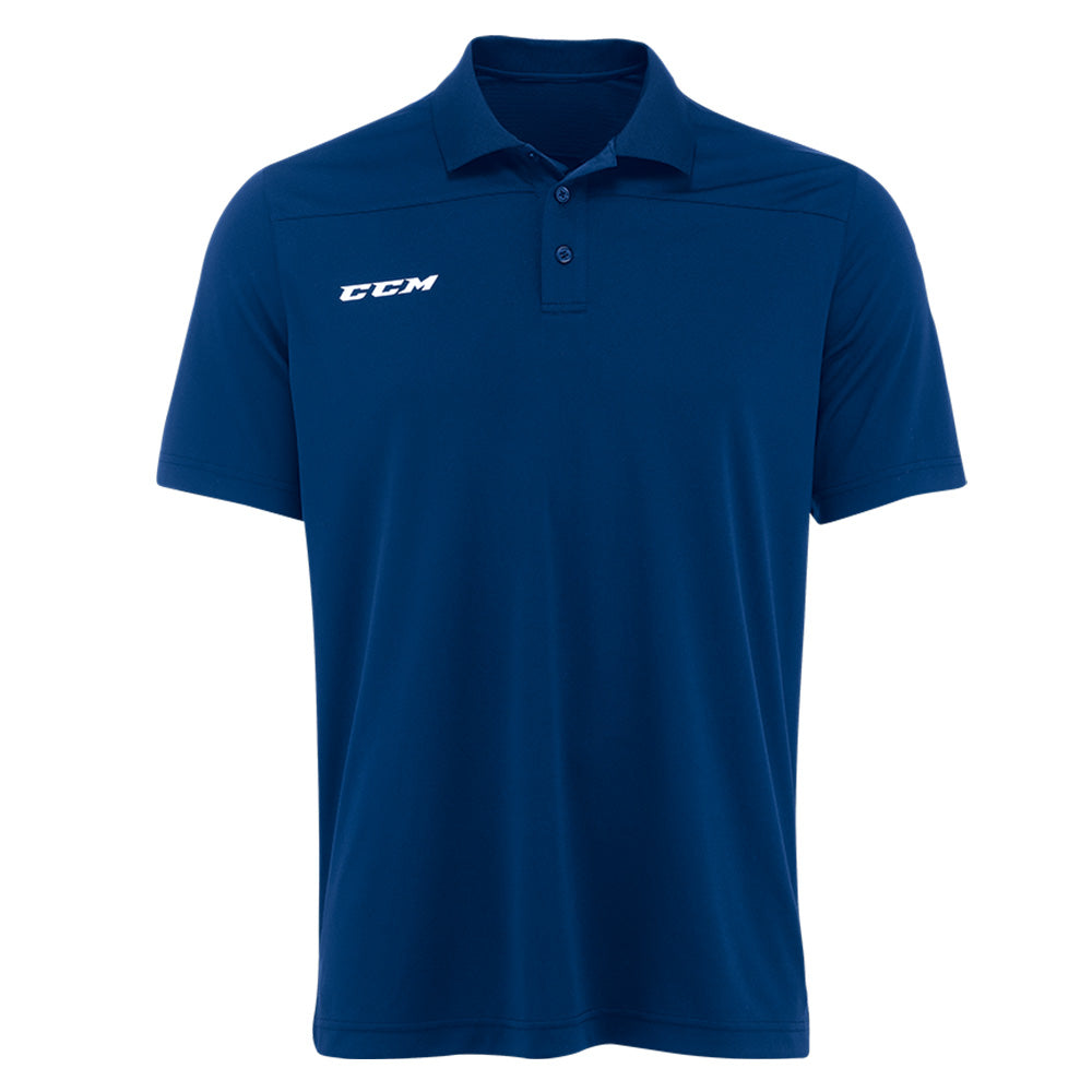 Polo shirt CCM Team Pique SR 20.94066 SENIOR NAVY