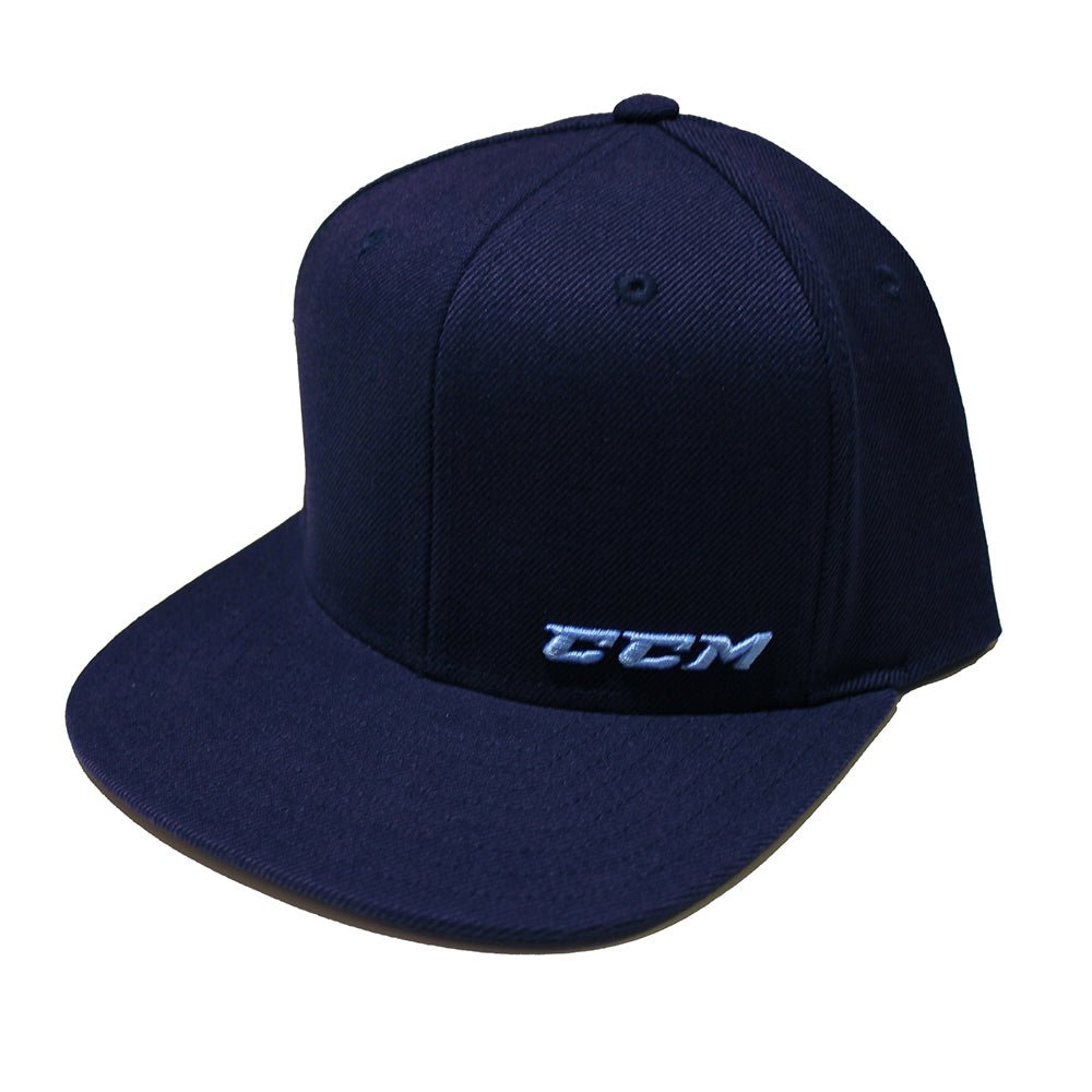 Baseball Cap CCM Small Logo Snapback 20.94120 NAVY-WEISS - thehockeyshop.ch