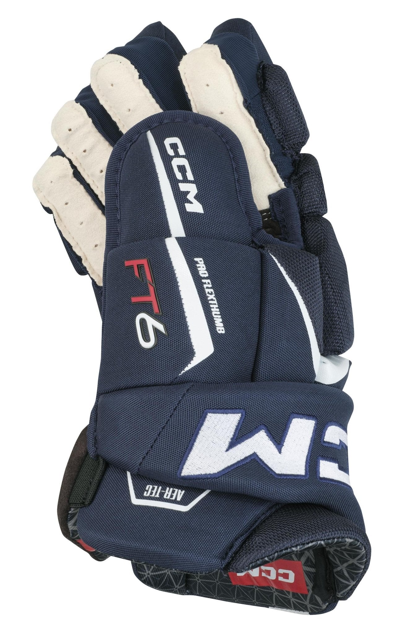 CCM Handschuhe FT6 Junior 20.70102 NAVY-WEISS - thehockeyshop.ch