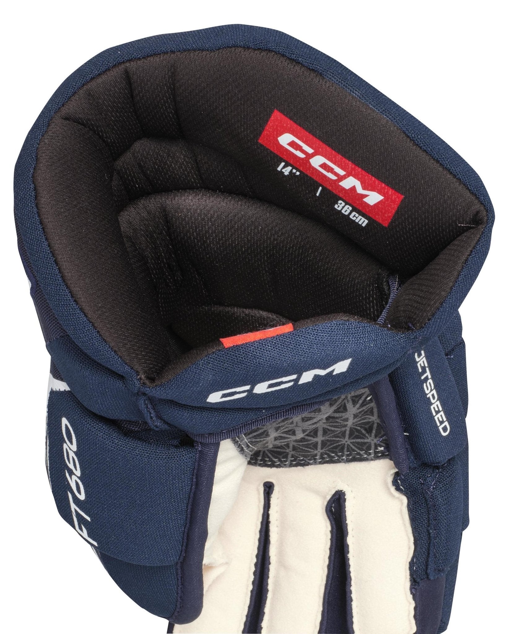 CCM Handschuhe FT680 Junior 20.70104 NAVY-WEISS - thehockeyshop.ch