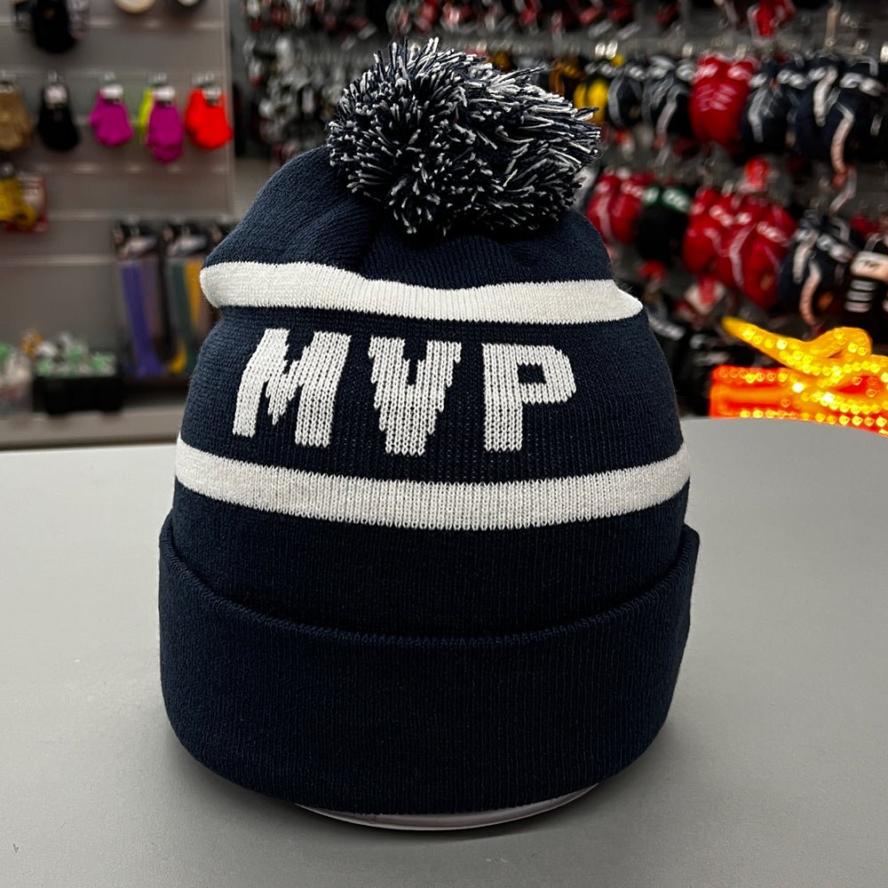 MVP HOCKEY mit Krone MVP Bommelmuetze 2023 - thehockeyshop.ch