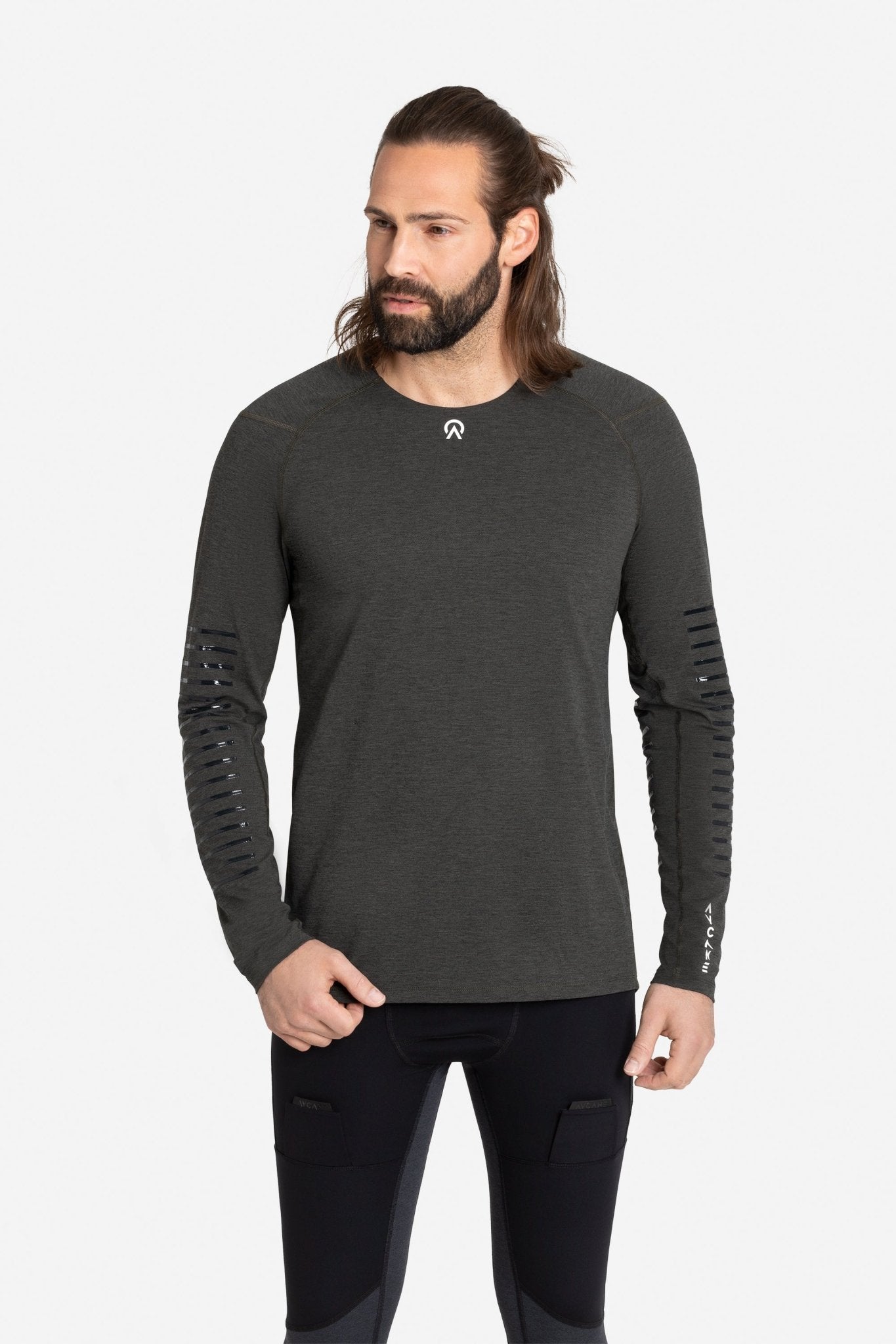 Rebel Pro Long Sleeve Baselayer AY00001_100 Dark Olive - thehockeyshop.ch