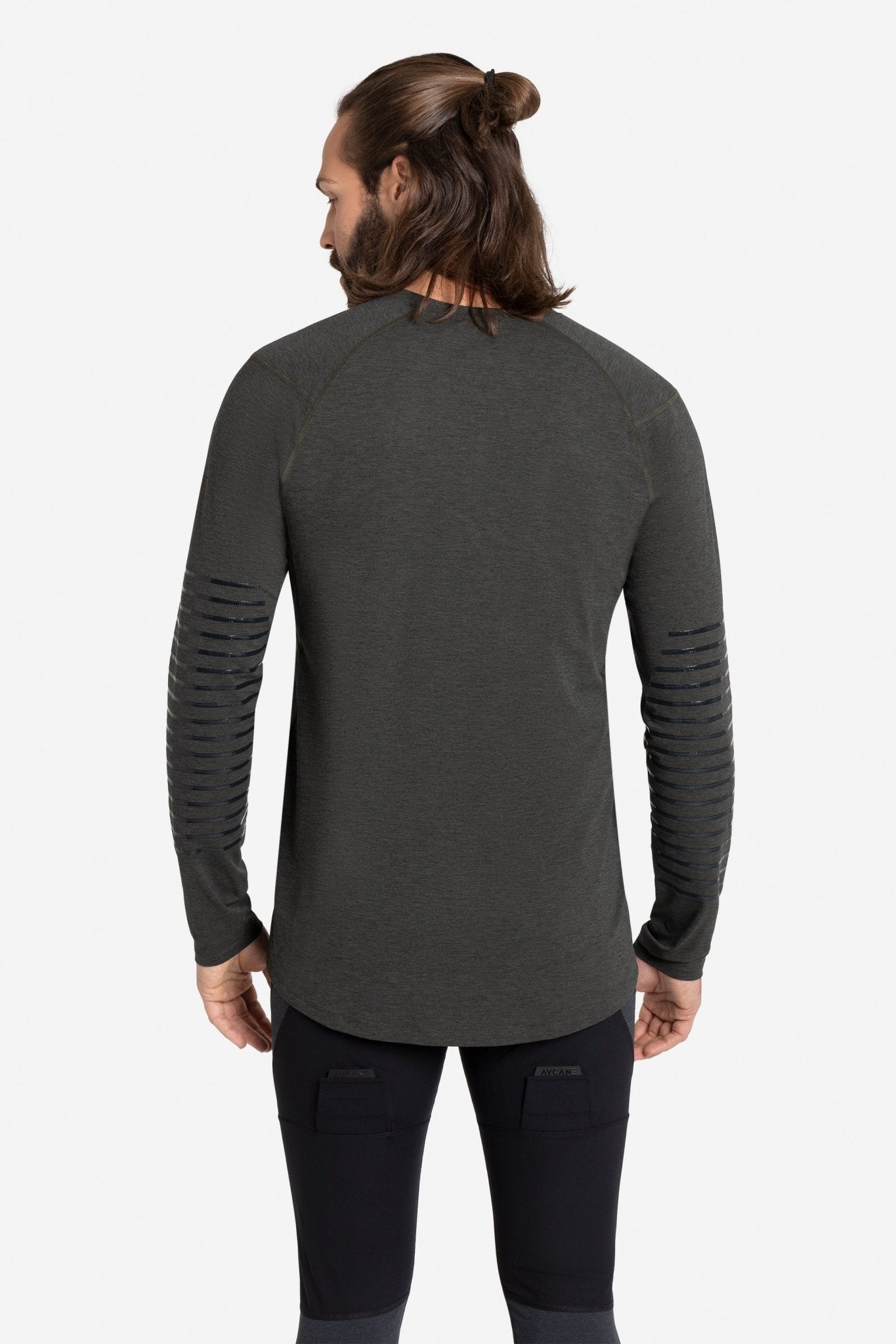 Rebel Pro Long Sleeve Baselayer AY00001_100 Dark Olive - thehockeyshop.ch