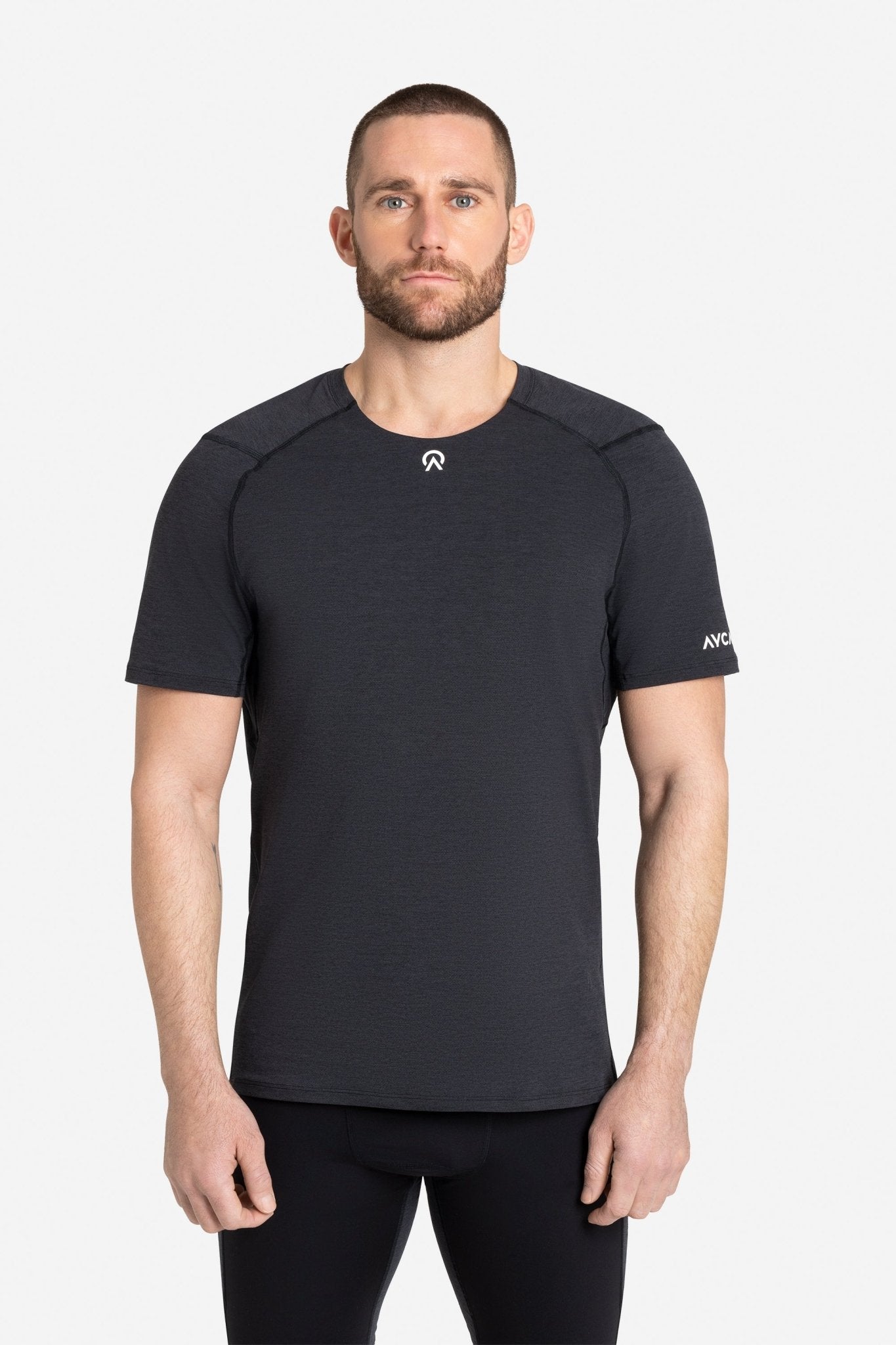 Rebel Pro Short Sleeve Baselayer AY00002_100 Black - thehockeyshop.ch