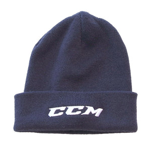 Wollmütze CCM Team Knit Beanie 2.0 20.94202 NAVY - thehockeyshop.ch