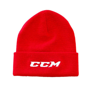 Wollmütze CCM Team Knit Beanie 2.0 20.94202 ROT - thehockeyshop.ch